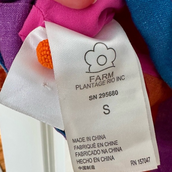 FARM Rio Crop Top NWOT - Picture 3 of 3